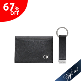 【 67%OFF 】Calvin Klein  カードケース+キーリング 31CK330017 BK